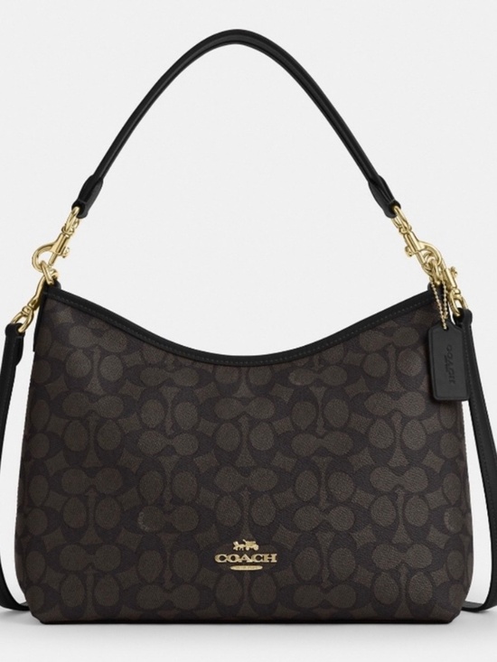 Coach Handbags - COACH Laurel Shoulder Bag In Signature Canvas